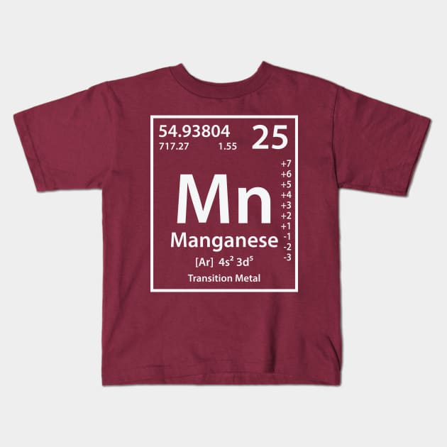 Manganese Element Kids T-Shirt by cerebrands